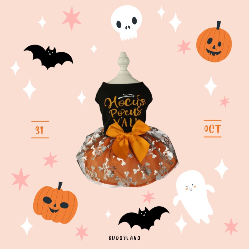 萬聖節蓬鬆裙 Halloween fluffy dress (G002 c026)