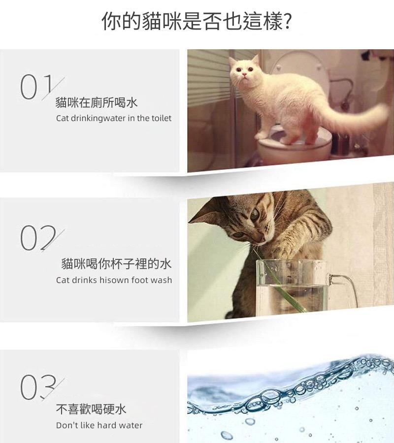 可折疊寵物飲水器夜光靜音自動飲水機
