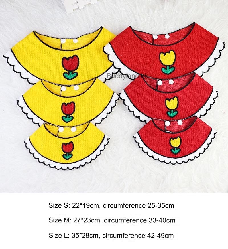 漫畫花花圍巾 cute comic flower scarf (Y001 s009)