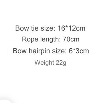 蝴蝶結頸圈 ribbon collar (T001 a001)